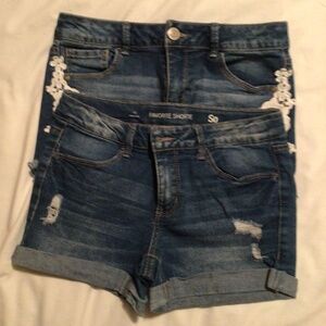 Favorite Shortie shorts and mudd shorts
